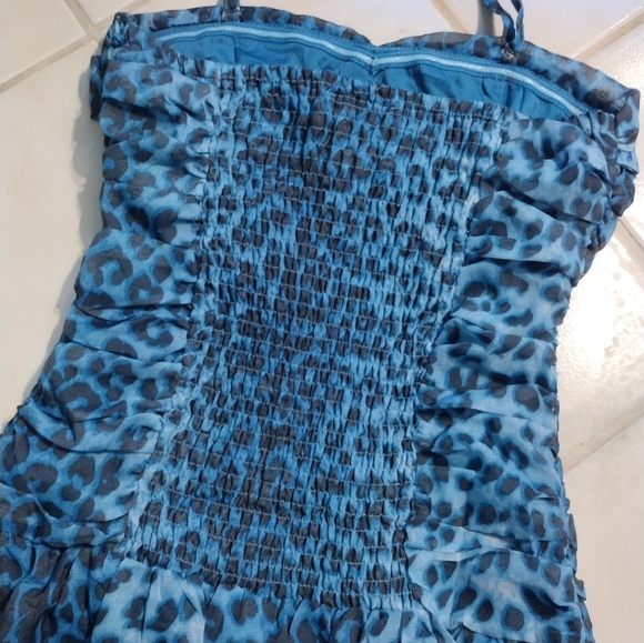 Gorgeous blue cheetah dress - Picture 15 of 15